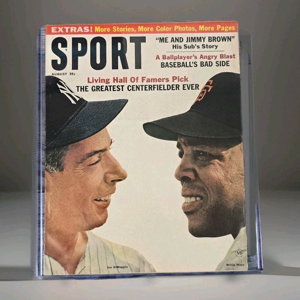 Sport Magazine August 1964 Willie Mays Joe DiMaggio MLB Yankees Giants Vintage
